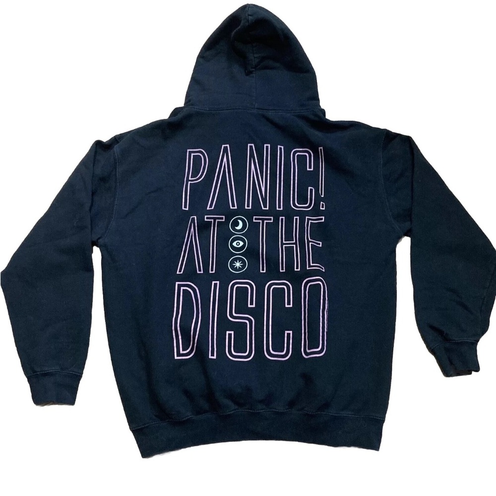 Panic At The Disco Faded Black Hoodie XL